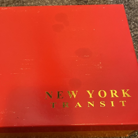 New York Transit Wine Velvet Beaded Open Toe Ankle Wedges sz 8.5 NIB - Picture 8 of 8